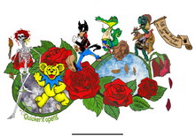 Load image into Gallery viewer, Run for the Roses  - Clear 4x6 Sticker