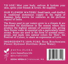 Load image into Gallery viewer, Holi Water - Pure Hydrosol Body Mist