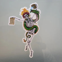 Load image into Gallery viewer, Fire on the Mountain (Dragon with Matches) - Clear Sticker