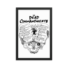 Load image into Gallery viewer, Dead Commandments Framed poster