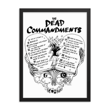 Load image into Gallery viewer, Dead Commandments Framed poster