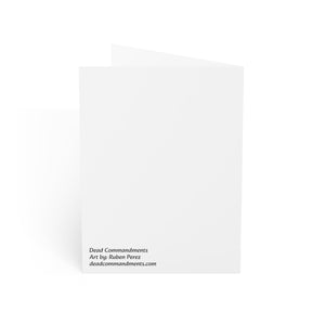 Dead Commandments - Folded Greeting Cards (1, 10, 30, and 50pcs)