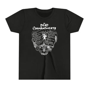 Dead Commandments - Youth Unisex T-shirt - (Reverse Print)