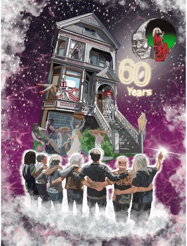 Holographic 60 Years Grateful Dead - Sticker (5