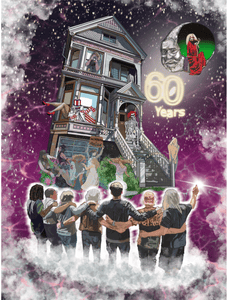 Holographic 60 Years Grateful Dead - Sticker (5"x6.6" - vinyl)