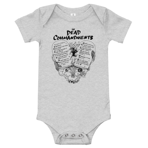 Dead Commandments - Baby short sleeve one piece