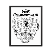 Load image into Gallery viewer, Dead Commandments Framed poster