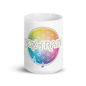 Box of Rain - White glossy mug